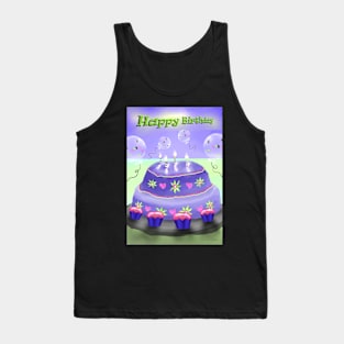 Pretty Birthday design Tank Top